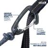 ENO DoubleNest Hammock - Lightweight, Portable, 1 to 2 Person Hammock - for Camping, Hiking, Backpacking, Travel, a Festival, or The Beach - Seafoam/Navy view 4