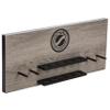 STIGA Ping Pong Storage Wall Rack, Brown view 1