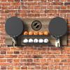 STIGA Ping Pong Storage Wall Rack, Brown view 2