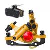 LYYCX Mountain Bike Disc Brake Calipers, Mechanical Aluminum Alloy Brake Calipers, Suitable for 160mm Rotors, Electric Bicycles, Road Bicycles, Folding Bicycles, with Additional Brake Pads (Color : G view 1