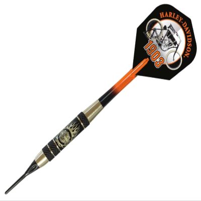 Harley-Davidson Vintage 1903 18 gr. Soft Tip Darts - Black Coated Nickel Barrels