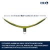 ENO DoubleNest Hammock - Lightweight, Portable, 1 to 2 Person Hammock - for Camping, Hiking, Backpacking, Travel, a Festival, or The Beach - Olive/Melon view 2
