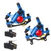 LYYCX Pulls The Disc Brake 160mm, Front and Rear Calipers Disc Brake with Additional Brake Pads (Color : Blue, Size : Front Brake+Rear Brake) view 1