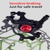 LYYCX Pulls The Disc Brake 160mm, Front and Rear Calipers Disc Brake with Additional Brake Pads (Color : Blue, Size : Front Brake+Rear Brake) view 3