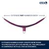 ENO SingleNest Hammock - Lightweight, 1 Person Portable Hammock - for Camping, Hiking, Backpacking, Travel, a Festival, or The Beach - Berry/Plum view 2