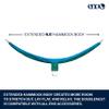 ENO DoubleNest Hammock - Lightweight, Portable, 1 to 2 Person Hammock - for Camping, Hiking, Backpacking, Travel, a Festival, or The Beach - Pacific Crest Trail Association/Teal view 2