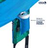 ENO DoubleNest Hammock - Lightweight, Portable, 1 to 2 Person Hammock - for Camping, Hiking, Backpacking, Travel, a Festival, or The Beach - Pacific Crest Trail Association/Teal view 3