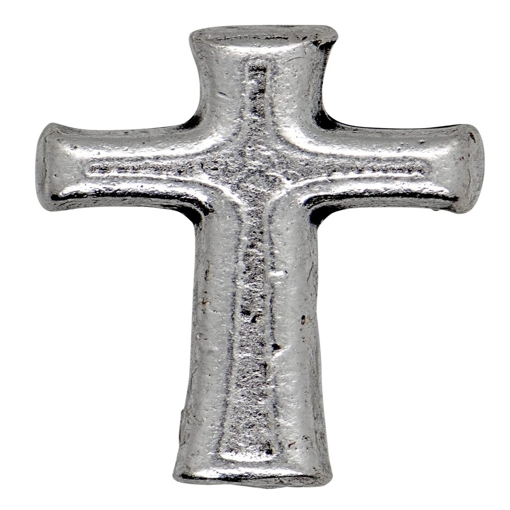 1/2" Christian Cross Lapel Pin | Great First Communion or Confirmation Accessory | Made in Italy