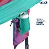 ENO DoubleNest Hammock - Lightweight, Portable, 1 to 2 Person Hammock - for Camping, Hiking, Backpacking, Travel, a Festival, or The Beach - Fade/Seaglass view 3