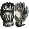 Spiderz 2022 Hybrid Series Men's Baseball Batting Gloves (Pair) Black | White S view 1