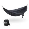 ENO SingleNest Hammock - Lightweight, 1 Person Portable Hammock - for Camping, Hiking, Backpacking, Travel, a Festival, or The Beach - Black/Charcoal view 1