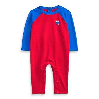 THE NORTH FACE Infant Sun Full Length One-Piece, TNF Red, 6M