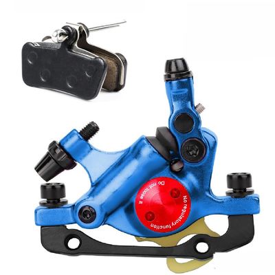 LYYCX Mountain Bike Disc Brake Calipers, Mechanical Aluminum Alloy Brake Calipers, Suitable for 160mm Rotors, Electric Bicycles, Road Bicycles, Folding Bicycles, with Additional Brake Pads (Color : B