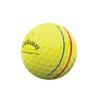 Callaway Golf 2022 Chrome Soft X Golf Balls, Triple Track, Yellow view 2