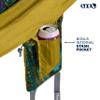 ENO DoubleNest Hammock - Lightweight, Portable, 1 to 2 Person Hammock - for Camping, Hiking, Backpacking, Travel, a Festival, or The Beach - Mantra/Gold view 3