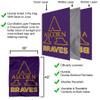 Alcorn State Braves Double Sided House Banner Flag view 3