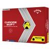 Callaway 2022 Chrome Soft Truvis Dozen Golf Balls Yellow view 1
