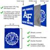 Air Force Falcons Academy Double Sided House Banner Flag view 3