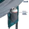 ENO DoubleNest Hammock - Lightweight, Portable, 1 to 2 Person Hammock - for Camping, Hiking, Backpacking, Travel, a Festival, or The Beach - Mountains to Sea/Grey view 3