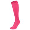 CHAMPRO Featherweight Socks, Single Pair, Adult X-Small, Hot Pink view 3