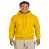 Gildan Men's Hooded Heavy Blend Sweatshirt (18500)(Gold) view 2