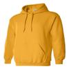Gildan Men's Hooded Heavy Blend Sweatshirt (18500)(Gold) view 3