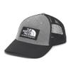 The North Face Mudder Trucker Hat - Classic Fit, Moisture-Wicking Snapback for Men & Women, Casual Hiking Ball Cap, TNF Black/TNF Medium Grey Heather, One Size view 1