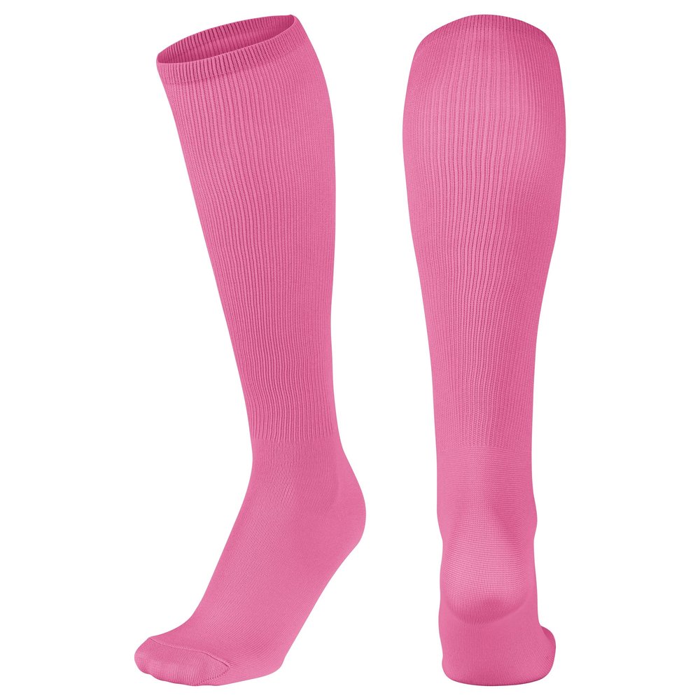CHAMPRO Standard Featherweight Multi-Sport Socks, Pink, MEDIUM