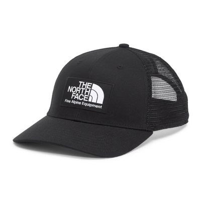 The North Face Deep Fit Mudder Trucker Hat - Moisture-Wicking Snapback for Men & Women, Mesh Back Casual Hiking Ball Cap, TNF Black, One Size