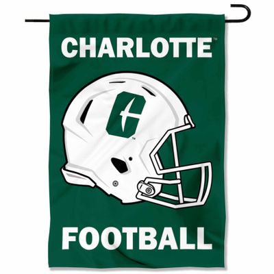 Charlotte 49ers Football Helmet Garden Yard Flag