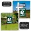 Charlotte 49ers Football Helmet Garden Yard Flag view 4