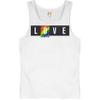 Love Tank Top Gay Pride Rainbow LGBTQ Men's Top White Small view 1
