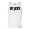 Love Tank Top Gay Pride Rainbow LGBTQ Men's Top White Small view 4