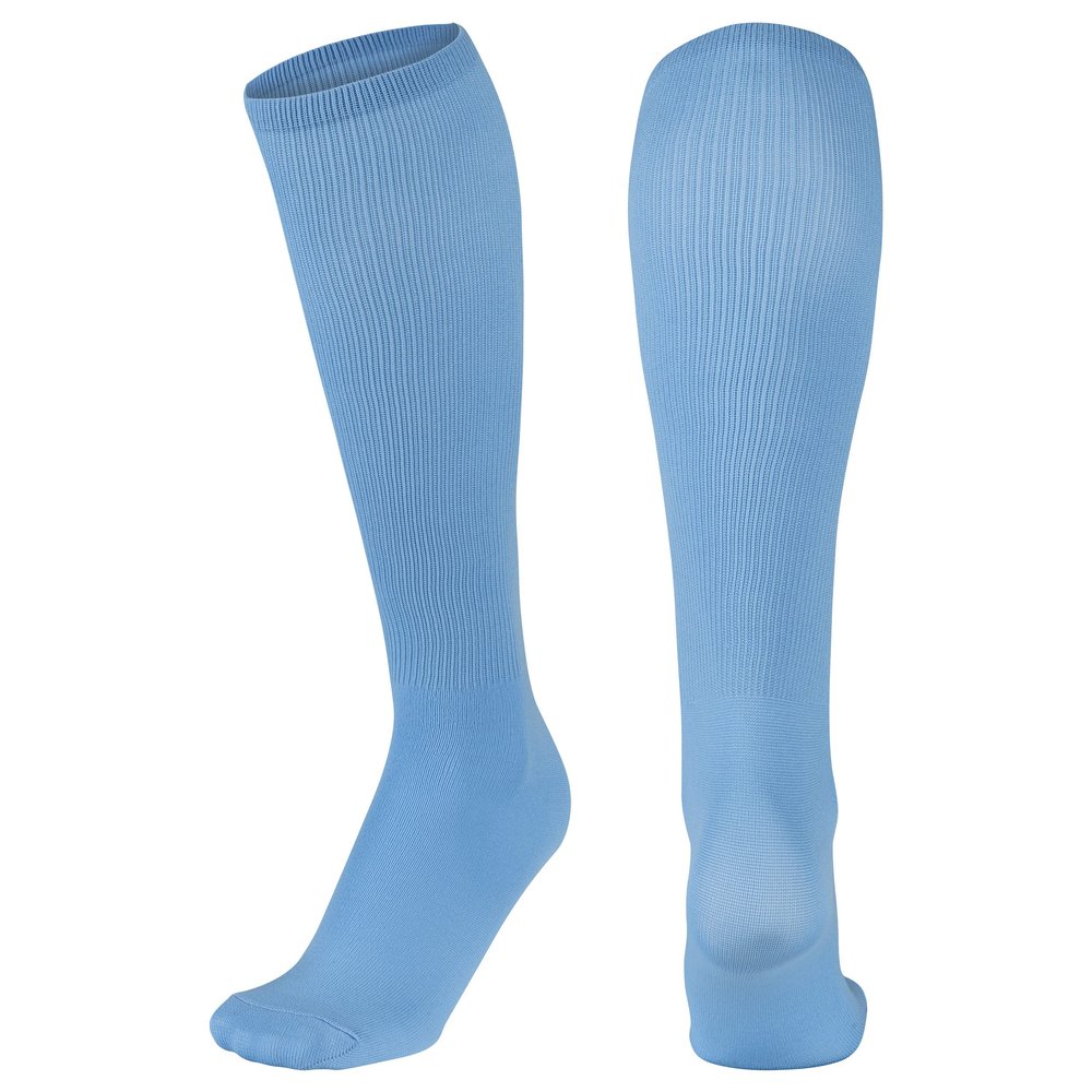Champro Standard Featherweight Multi-Sport Socks, Light Blue, Large