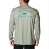 Columbia Men's Terminal Tackle PFG University Long Sleeve, Safari/Metal Bass, X-Large view 3