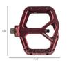 Race Face, Atlas, Platform Pedals, Red, Pair view 4