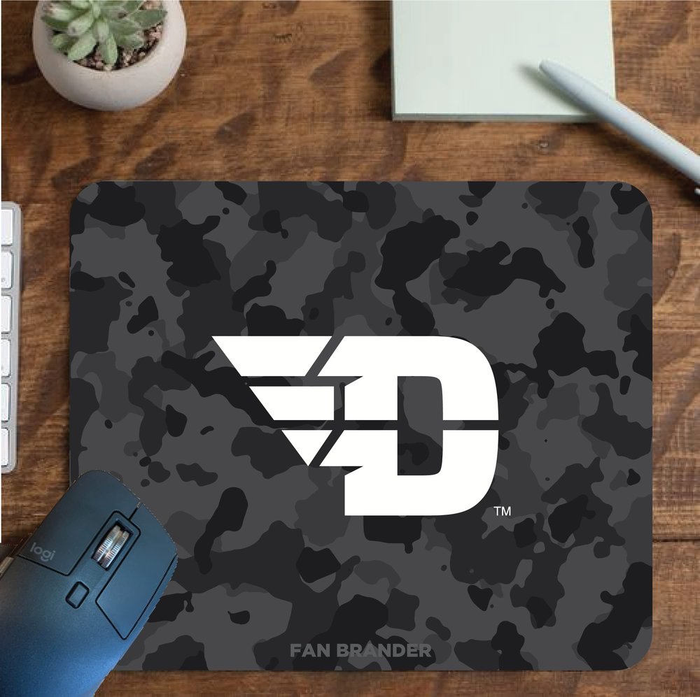 Fan Brander NCAA Mousepad for Home, Office, and Gaming with Urban Camo Design (Dayton Flyers Mouspad)
