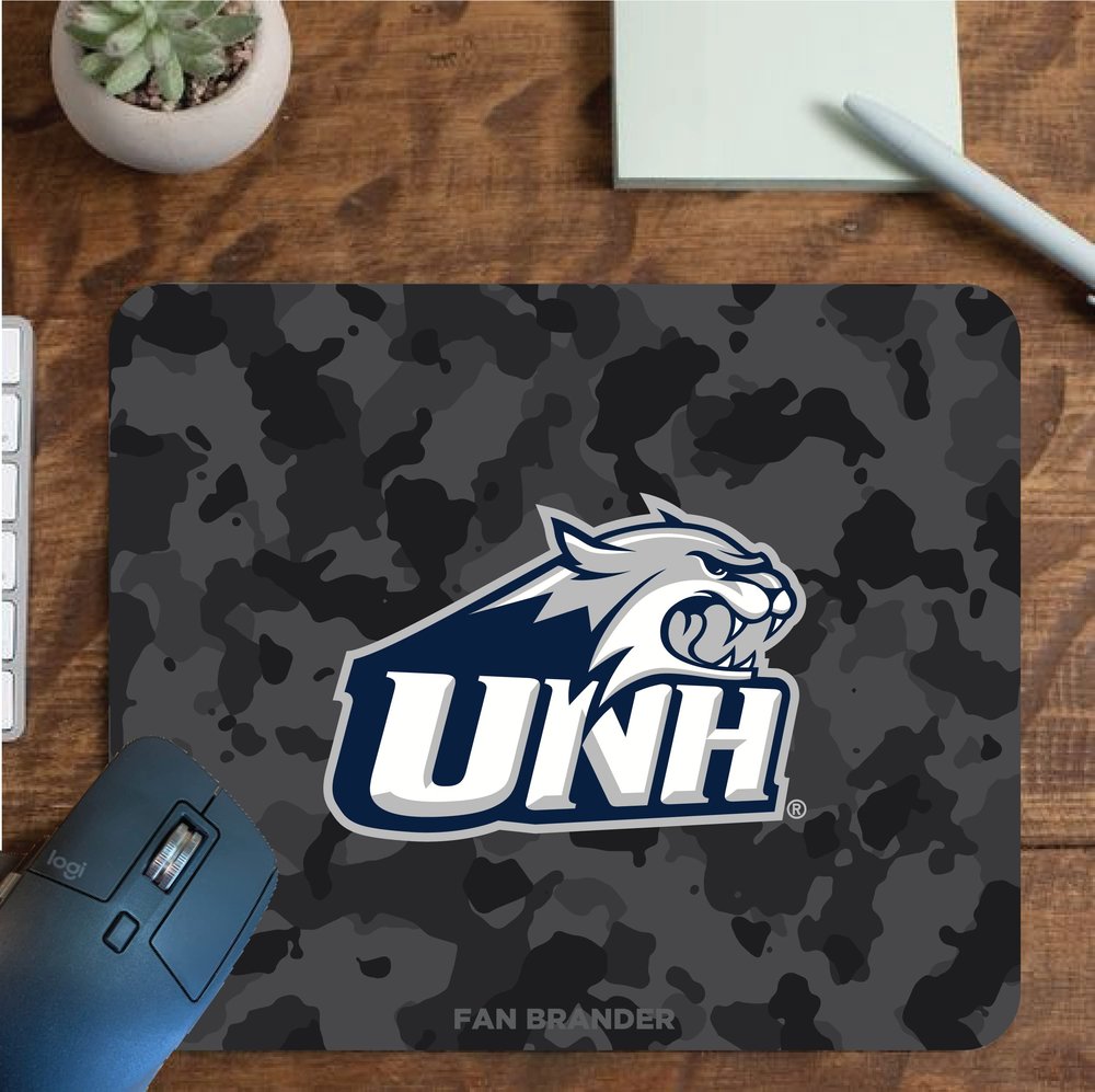 Fan Brander NCAA Mousepad for Home, Office, and Gaming with Urban Camo Design (New Hampshire Wildcats Mouspad)