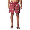Columbia Men's Collegiate Backcast II Short, ALA-Red Velvet Paint Your Colors Print, Small x 6L view 1