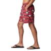 Columbia Men's Collegiate Backcast II Short, ALA-Red Velvet Paint Your Colors Print, Small x 6L view 3