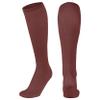 CHAMPRO Featherweight Socks, Single Pair, Adult Small, Cardinal view 1
