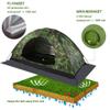 Waterproof Camouflage Tent Camping Tent Lightweight for Hiking One Person view 4