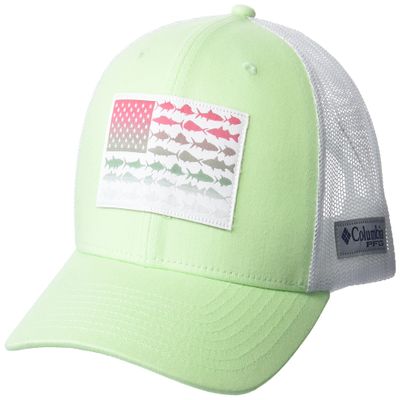 Columbia Unisex PFG Fish Flag Mesh Snap Back - Mid, Key West/Fish Flag, One Size