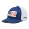 Columbia Unisex PFG Fish Flag Mesh Ball Cap - Low, Carbon/Trout Flag, Small/Medium view 3