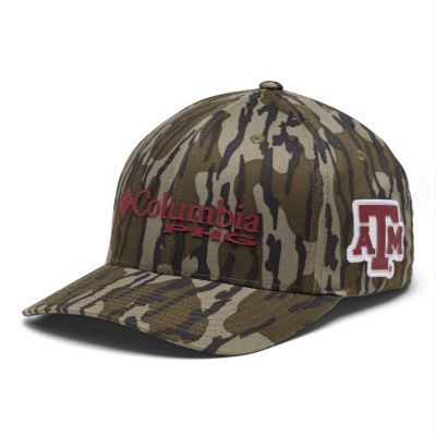 Columbia Unisex Collegiate PHG Camo Ballcap, Tam - Mossy Oak Bottomland, Large/X-Large