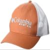 Columbia Unisex PFG Trucker Snap Back, Island Orange/Spring Blue, One Size view 1