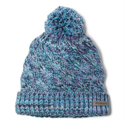 Columbia Youth Unisex Bundle Up Beanie, Geyser/Sea Ice Ombre, One Size
