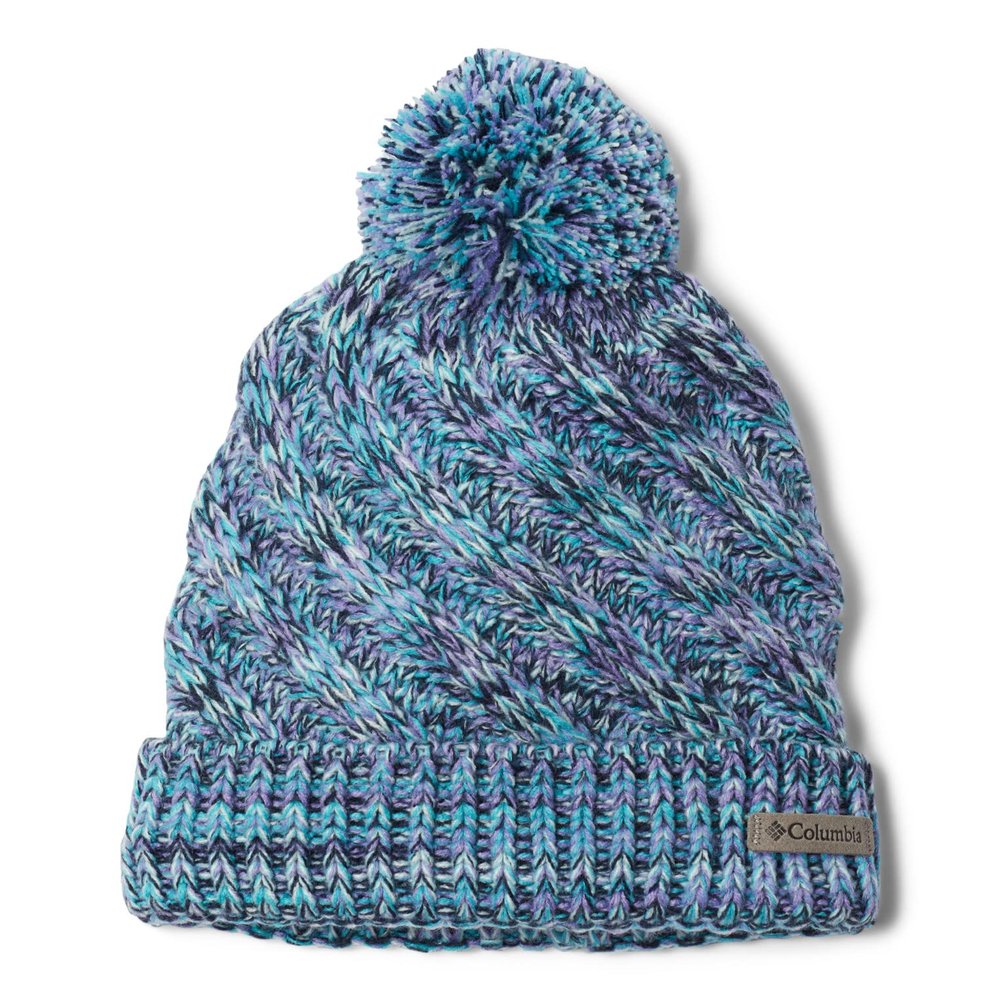 Columbia Youth Unisex Bundle Up Beanie, Geyser/Sea Ice Ombre, One Size