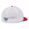 Columbia Unisex PFG Stateside Mesh Ball Cap - High, Red Spark/Texas Patch, Large/X-Large view 2