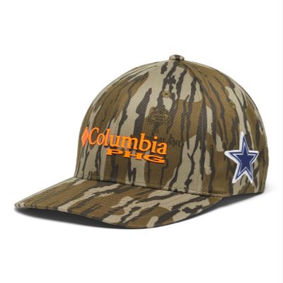 Columbia Unisex Collegiate PHG Camo Ballcap, Dc - Mossy Oak Bottomland, Large/X-Large